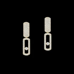 Boucles d’oreilles Imperial Move GM- Or Jaune