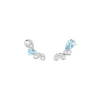 Boucles d'oreilles Joséphine Ronde d'Aigrettes