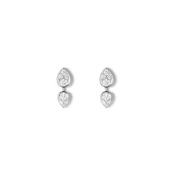 Boucles d'oreilles Joséphine Ronde d'Aigrettes