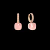 Boucles D’Oreilles Nudo Quarzo Rosa Classic