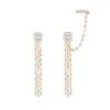 Boucles D-Vibes Multi Rangs d'oreilles Diamant Or Jaune