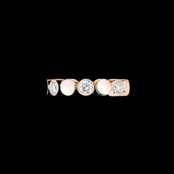 Boucles Mono Clip D-Vibes d'oreilles Diamant Or Rose