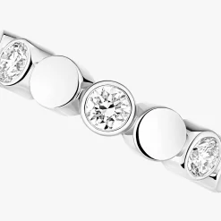 Boucles Mono Clip D-Vibes d'oreilles Diamant Or Blanc