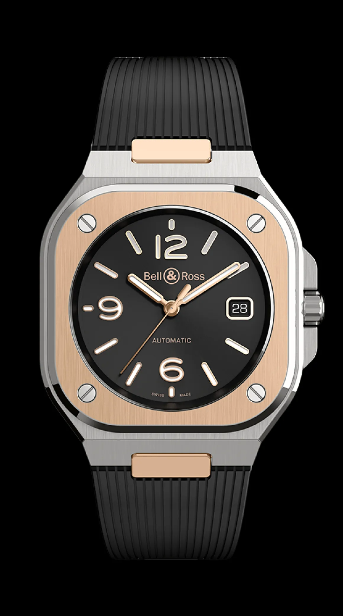 BR 05 BLACK STEEL & GOLD