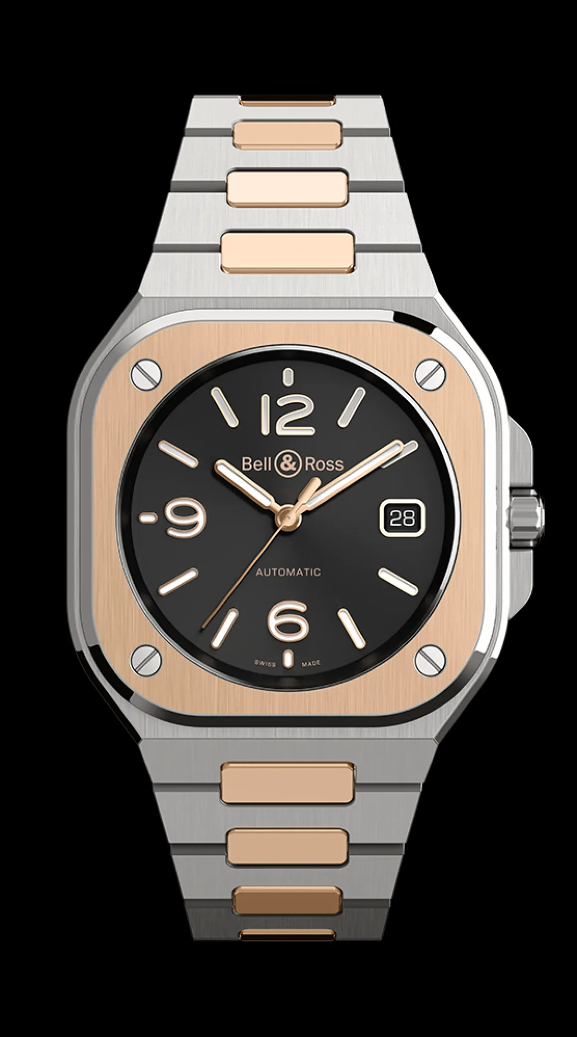 BR 05 BLACK STEEL & GOLD