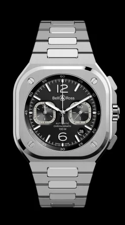 BR 05 CHRONO BLACK STEEL