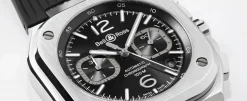 BR 05 CHRONO BLACK STEEL