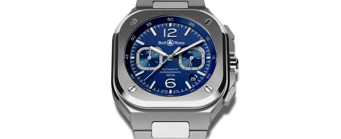 BR 05 CHRONO BLUE STEEL