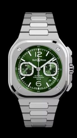 BR 05 CHRONO GREEN STEEL