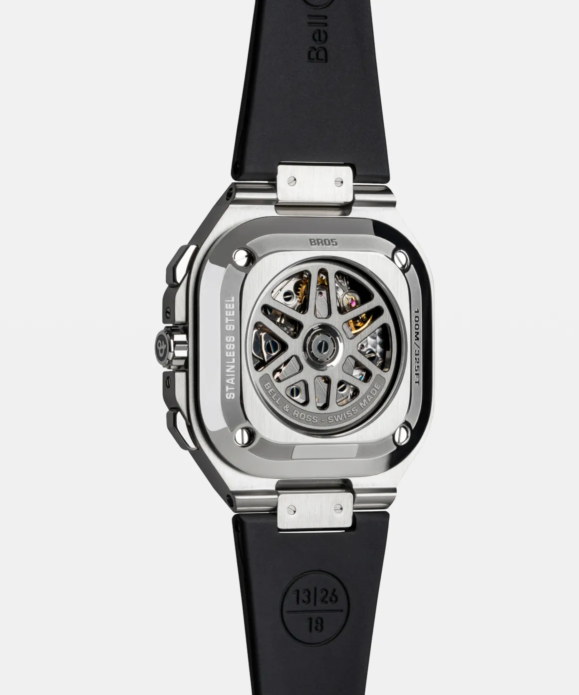 BR 05 chrono grey steel & gold