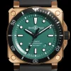 BR 03-92 diver black & green bronze