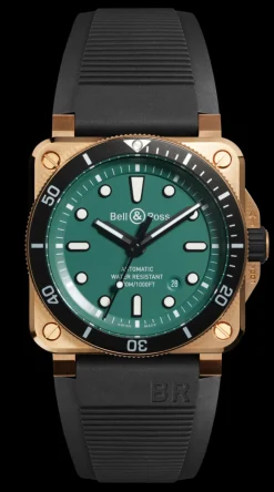 BR 03-92 diver black & green bronze