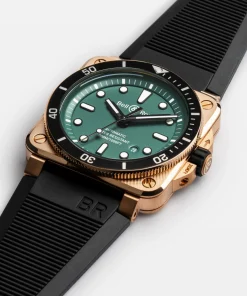 BR 03-92 diver black & green bronze