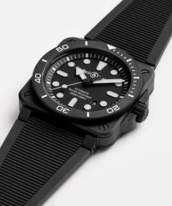 BR 03 DIVER BLACK MATTE CERAMIC