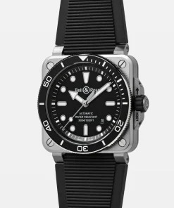 BR 03 DIVER BLACK STEEL