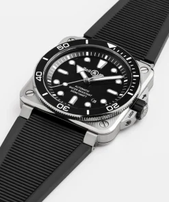 BR 03 DIVER BLACK STEEL