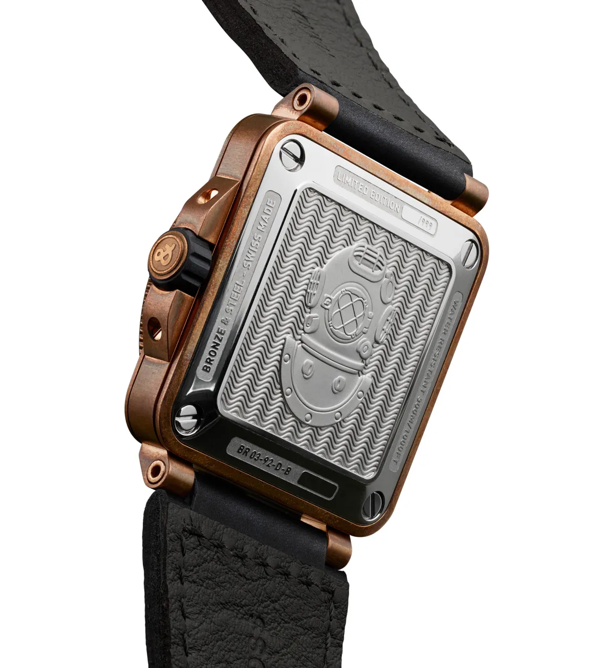 BR 03-92 DIVER WHITE BRONZE