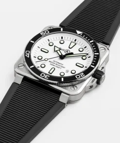 BR 03 DIVER WHITE STEEL