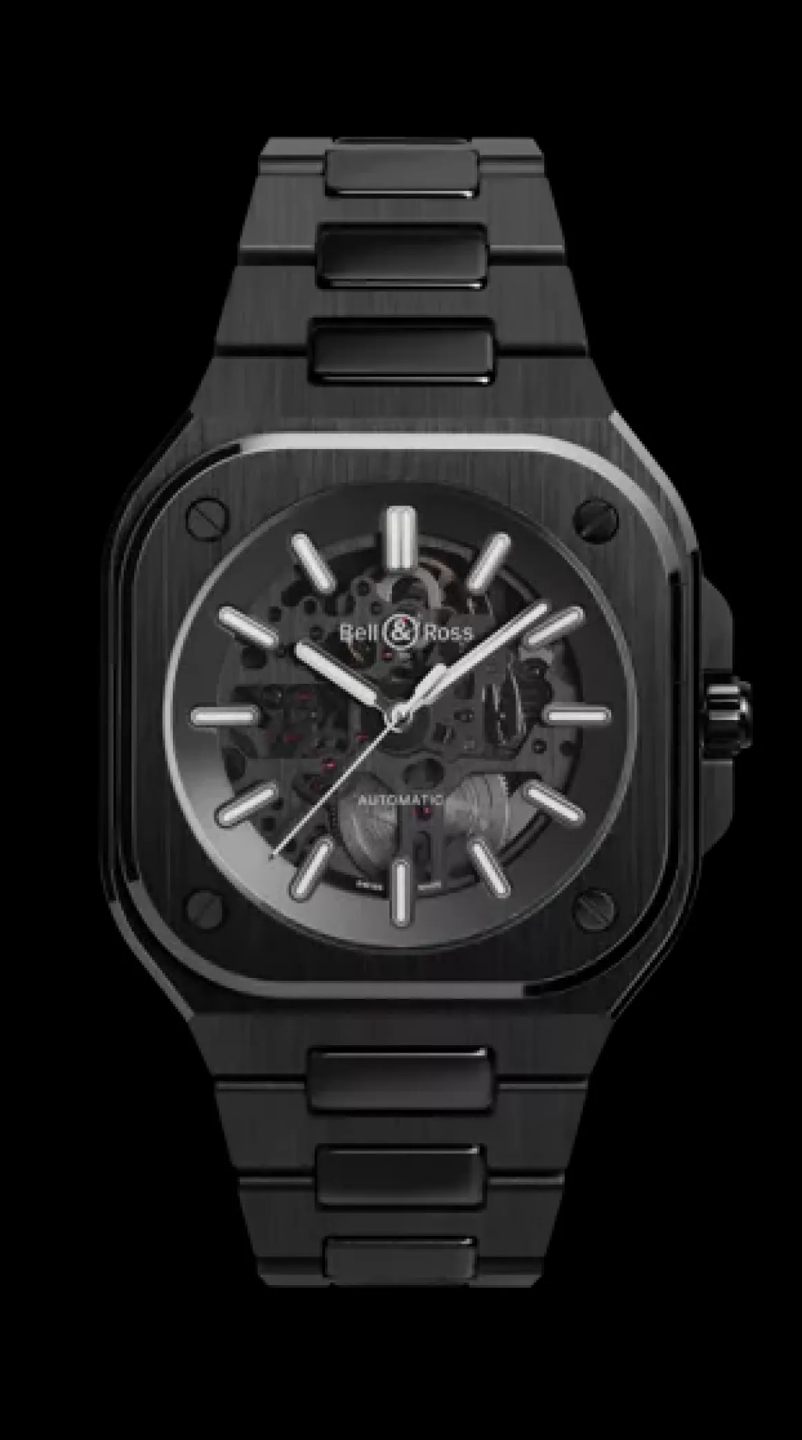 BR 05 SKELETON BLACK CERAMIC