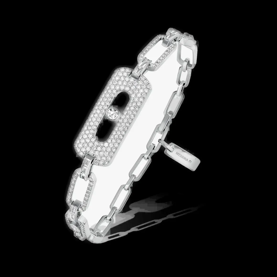 Bracelet chaîne my move pavé