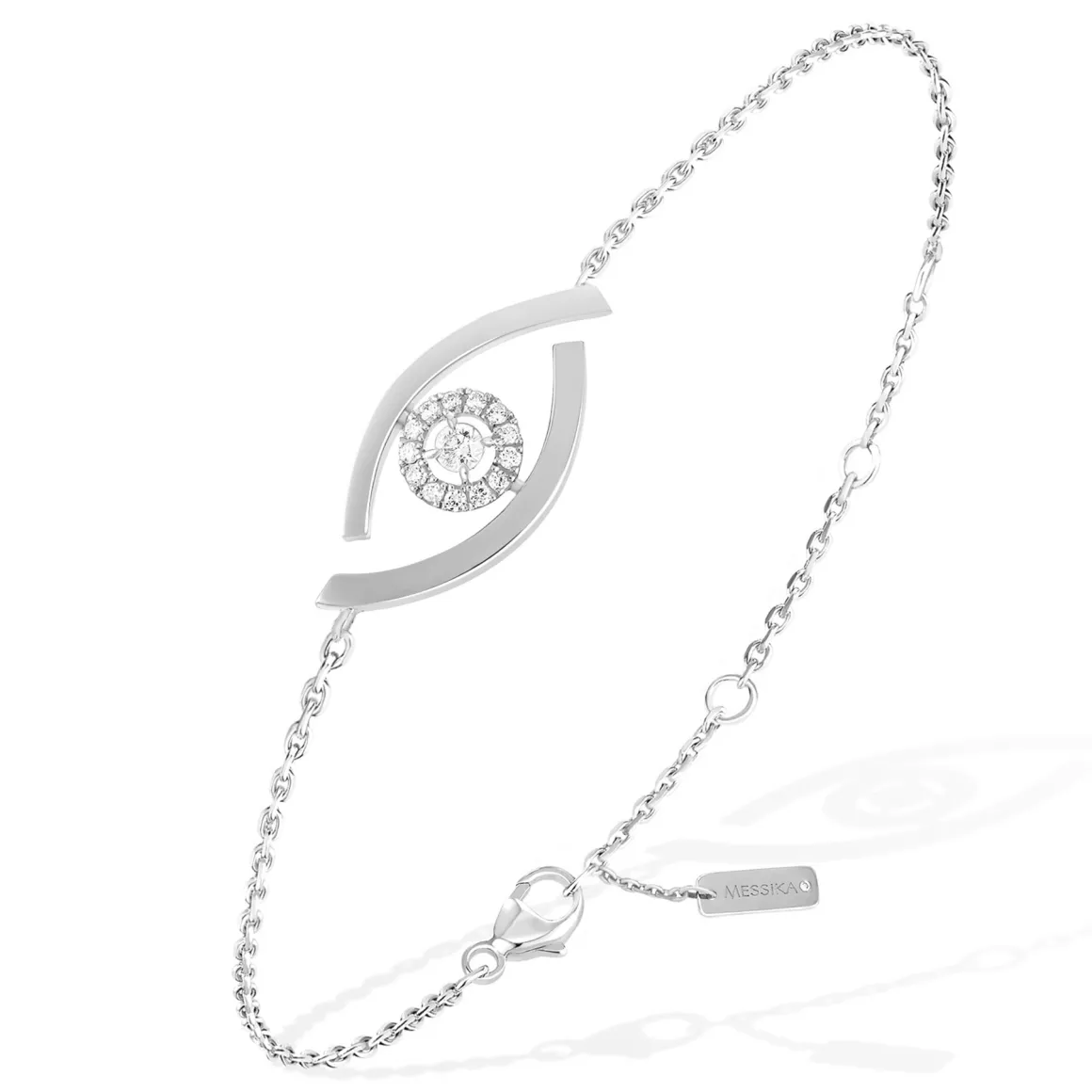 Bracelet Diamant Or Blanc