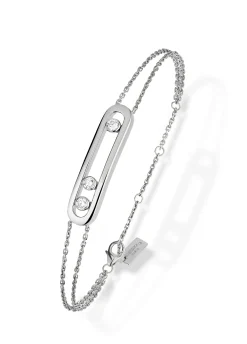Bracelet Diamant Or Blanc
