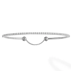 Bracelet Diamant Or Blanc