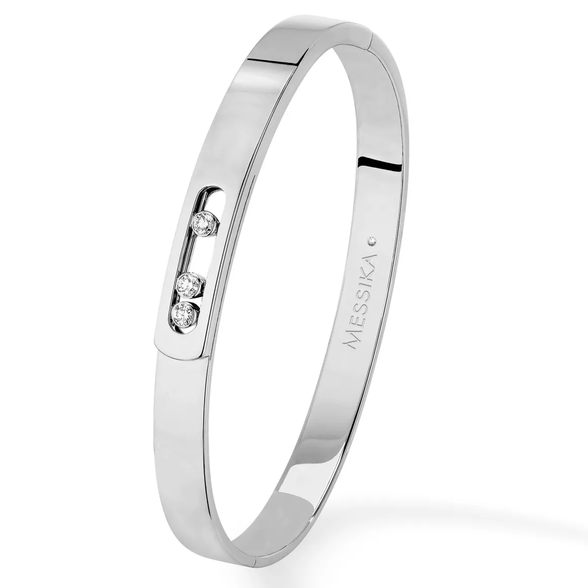 Bracelet Diamant Or Blanc