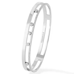 Bracelet Diamant Or Blanc