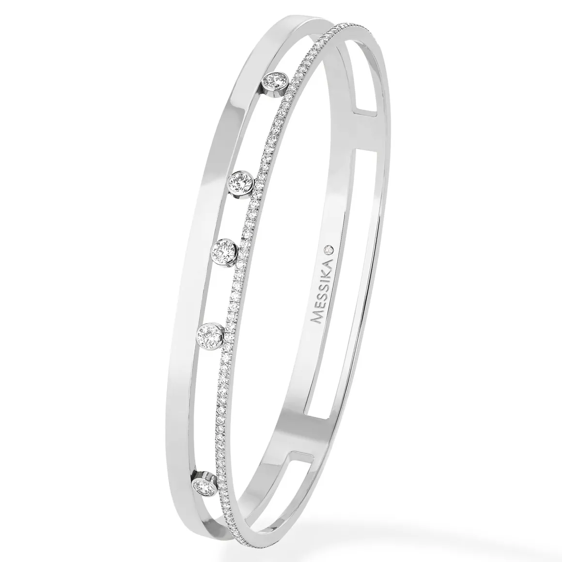 Bracelet Diamant Or Blanc