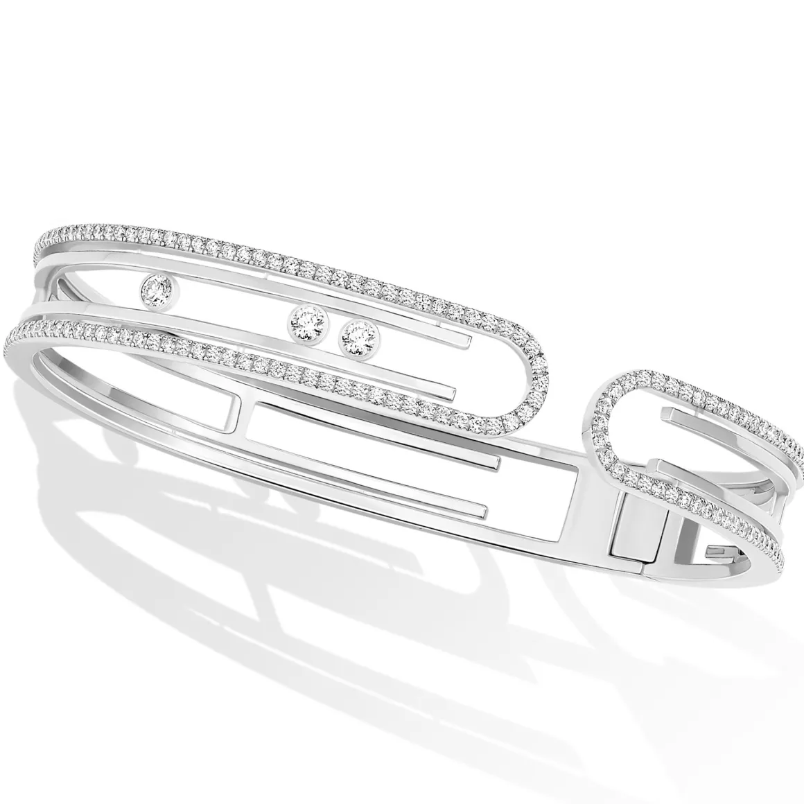 Bracelet Diamant Or Blanc