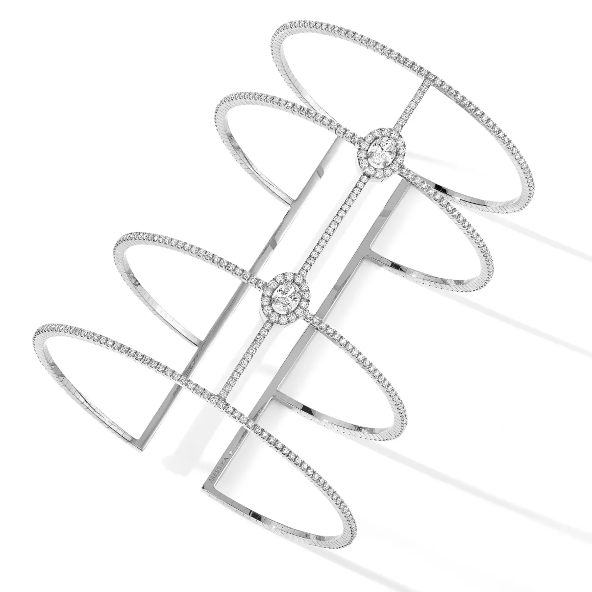Bracelet Diamant Or Blanc