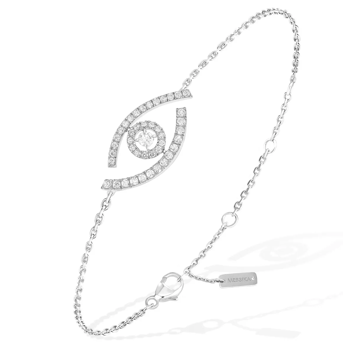 Bracelet Diamant Or Blanc
