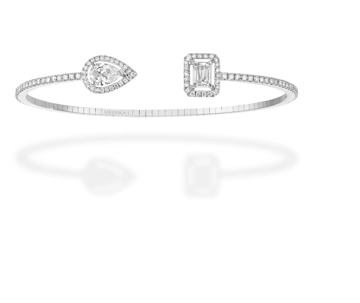 Bracelet Diamant Or Blanc