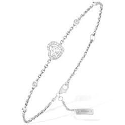 Bracelet Diamant Or Blanc