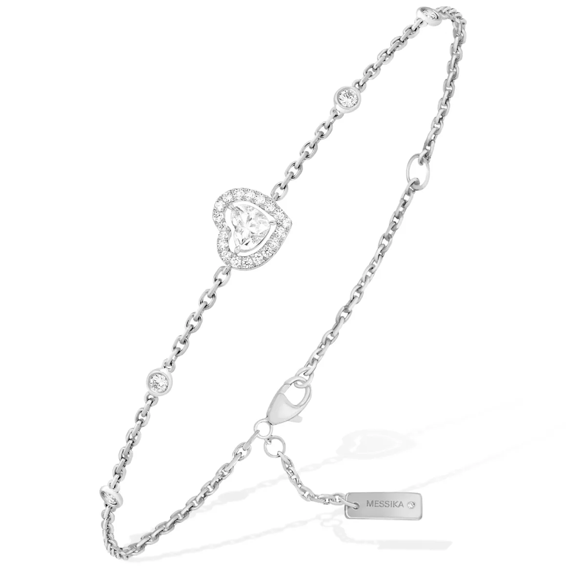 Bracelet Diamant Or Blanc