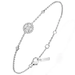 Bracelet Diamant Or Blanc