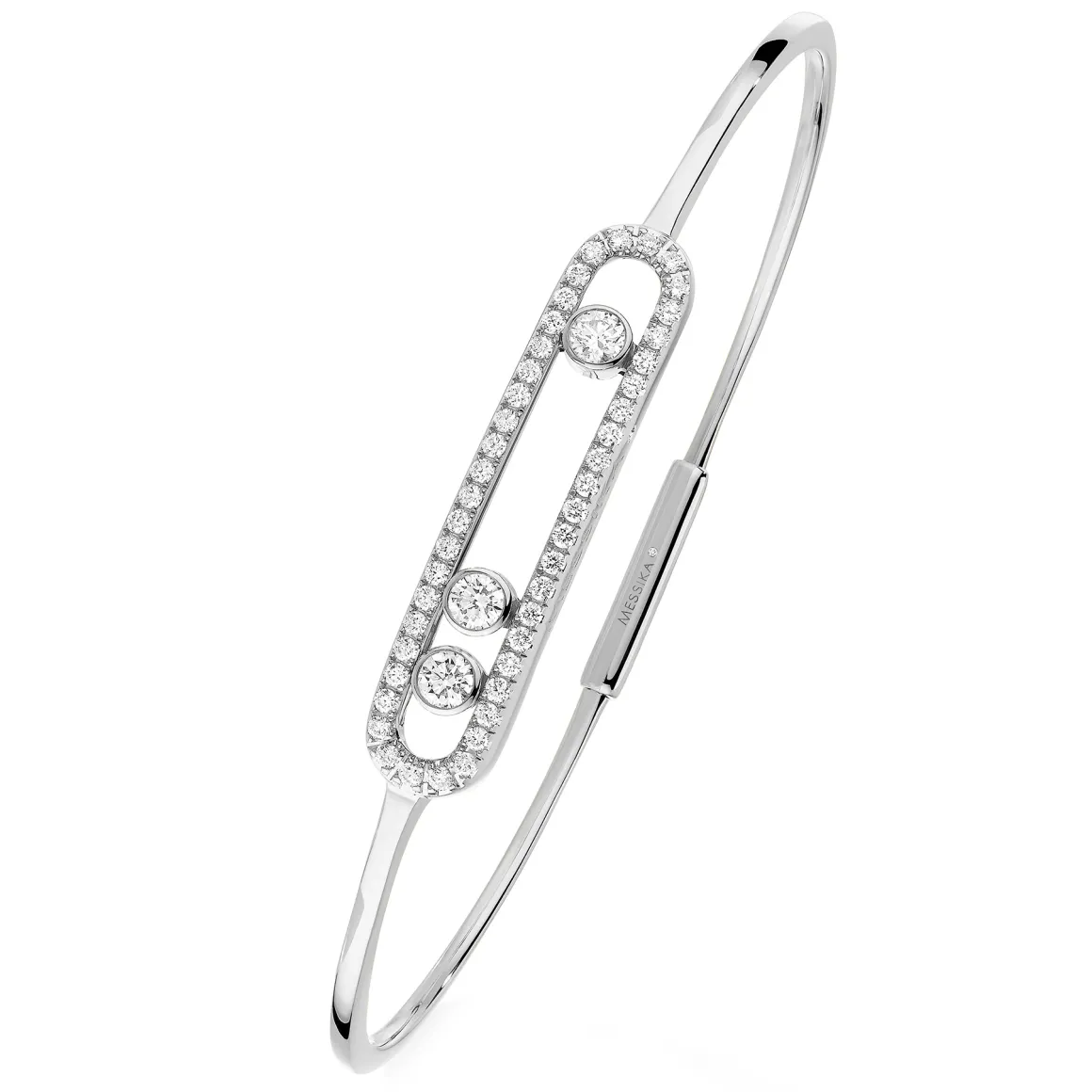 Bracelet Diamant Or Blanc