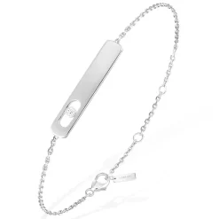 Bracelet Diamant Or Blanc