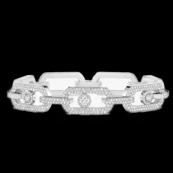 BRACELET DIAMANT OR BLANC SO MOVE XL PAVÉ