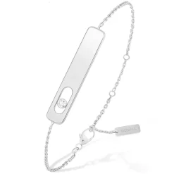 Bracelet Diamant Or Blanc