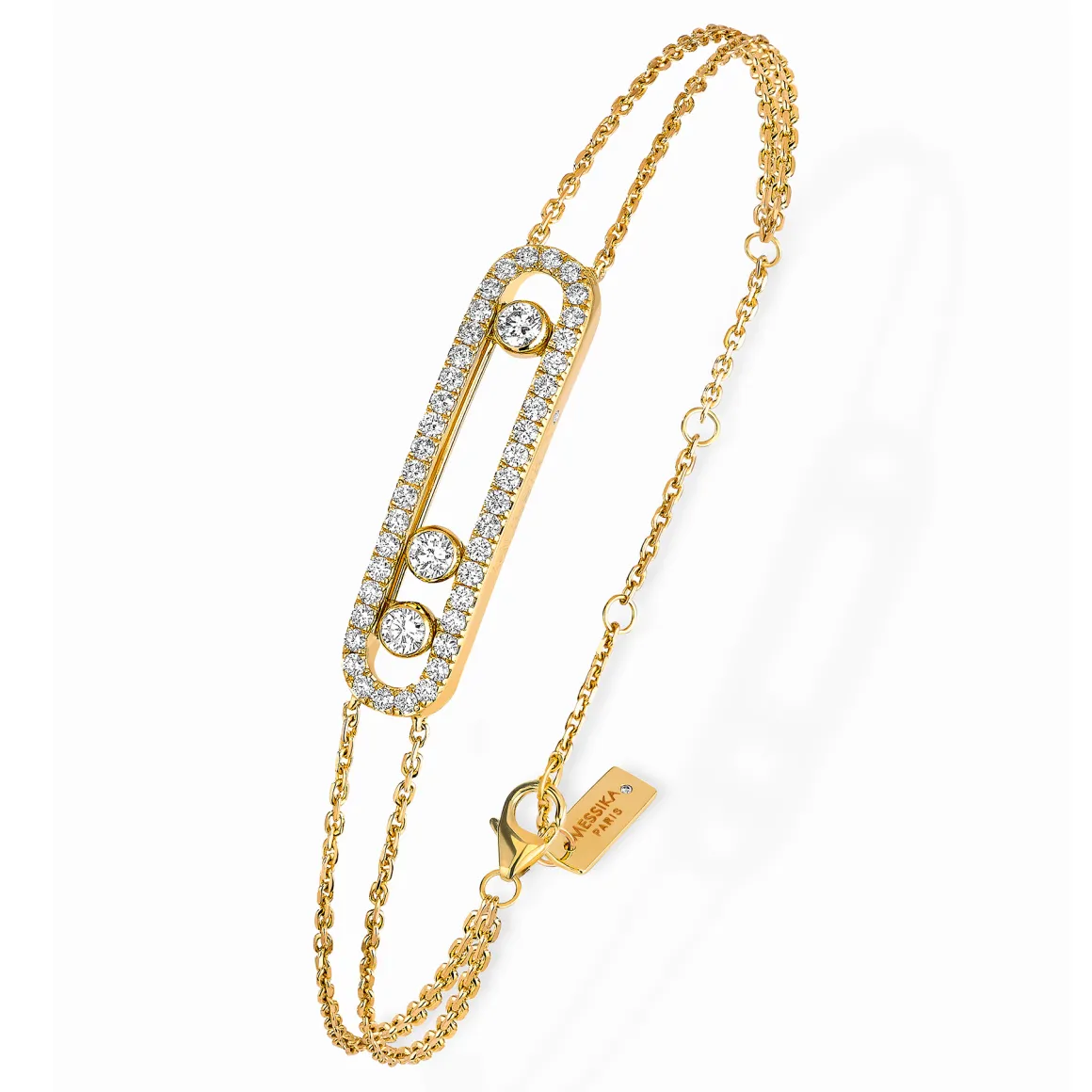 Bracelet Diamant Or Jaune