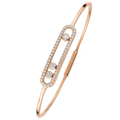 Bracelet Diamant Or Rose