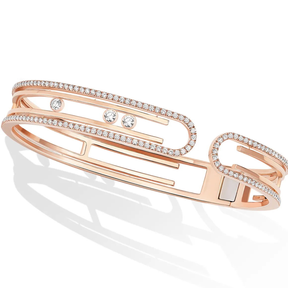 Bracelet Diamant Or Rose