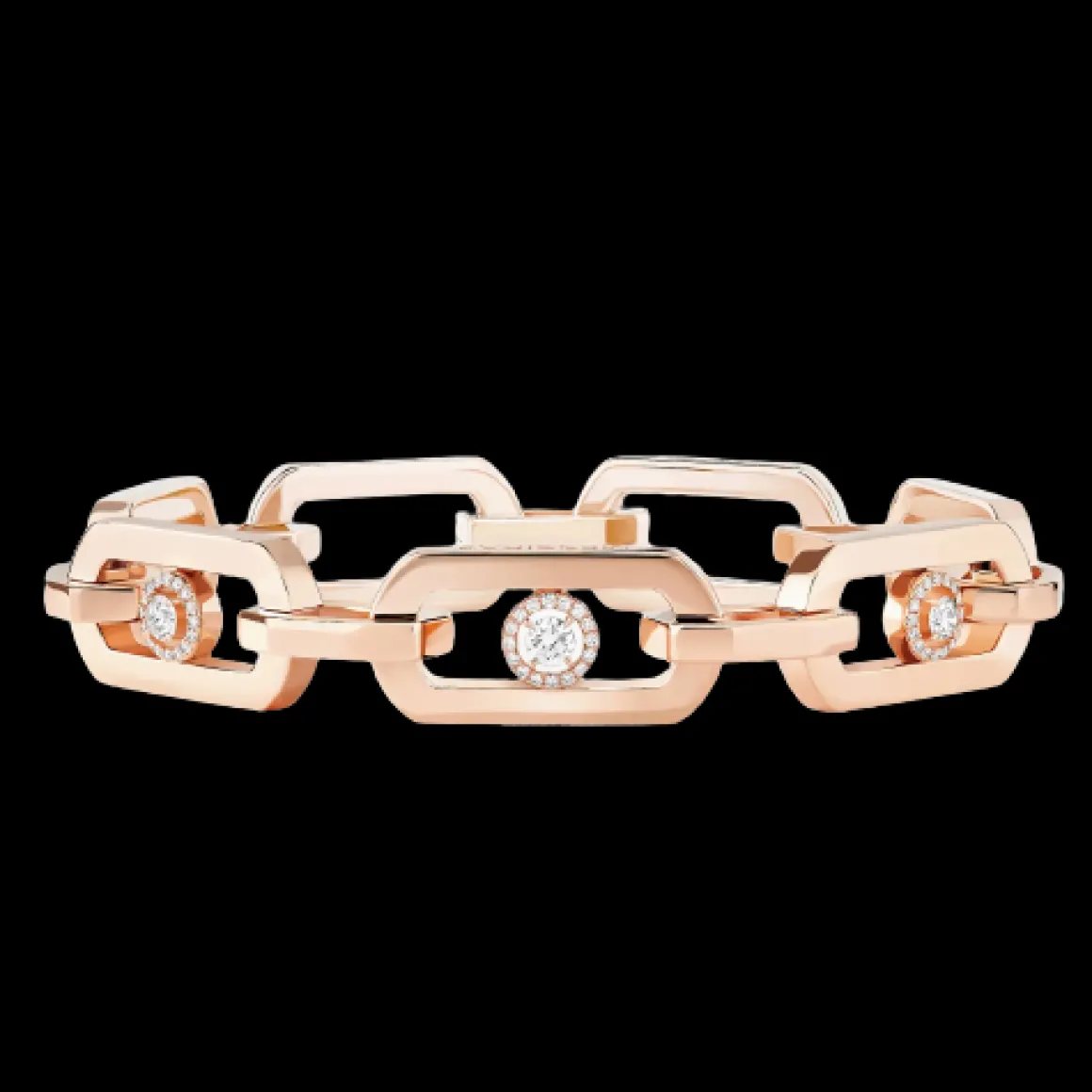 BRACELET DIAMANT OR ROSE SO MOVE XL