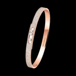 Bracelet Diamant Or rose Bangle Move Noa Pm Full Pavé