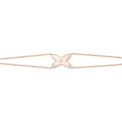 Bracelet Jeux de Liens Or rose, nacre, diamant 082933