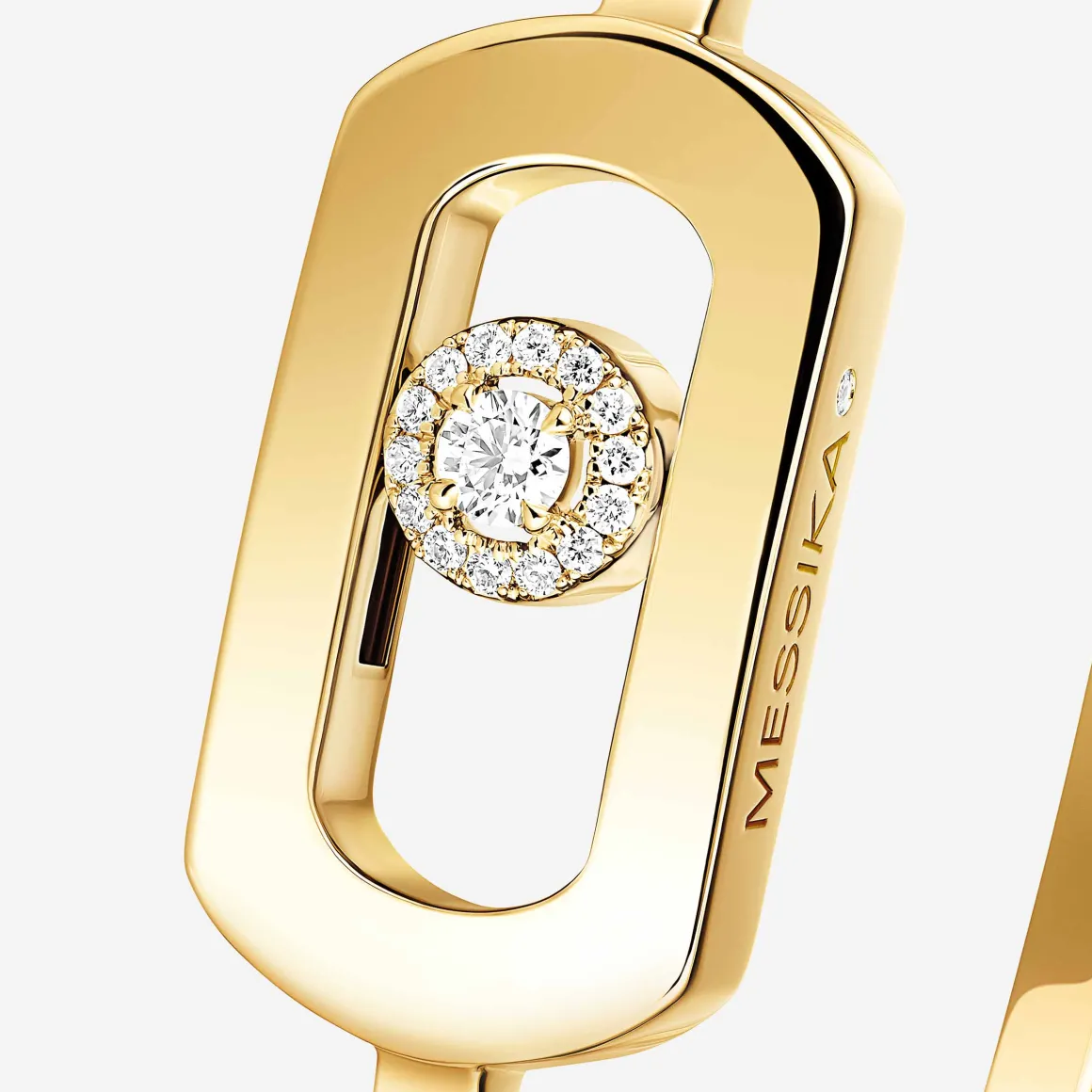 Bracelet Jonc So Move Diamant Or Jaune
