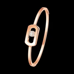 Bracelet Jonc So Move Diamant Or Rose