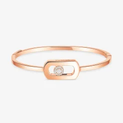 Bracelet Jonc So Move Diamant Or Rose